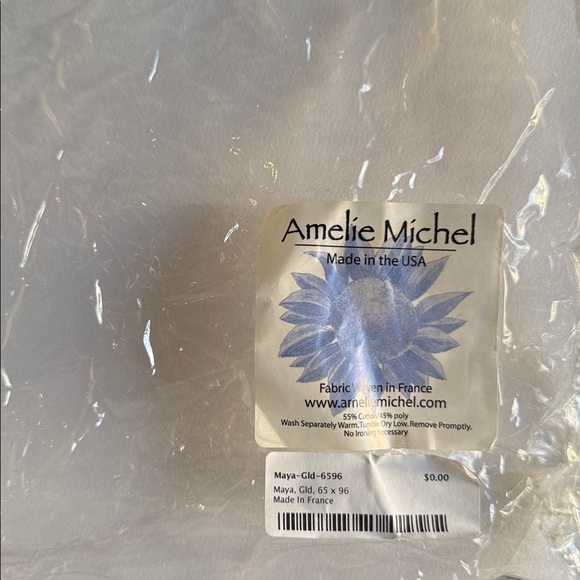 Amelie Michel 🇫🇷 Fabric. Set of 8 Napkins and Table Cover - Picture 7 of 7